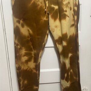 Ring of Fire Golden Tie-Dye Joggers
